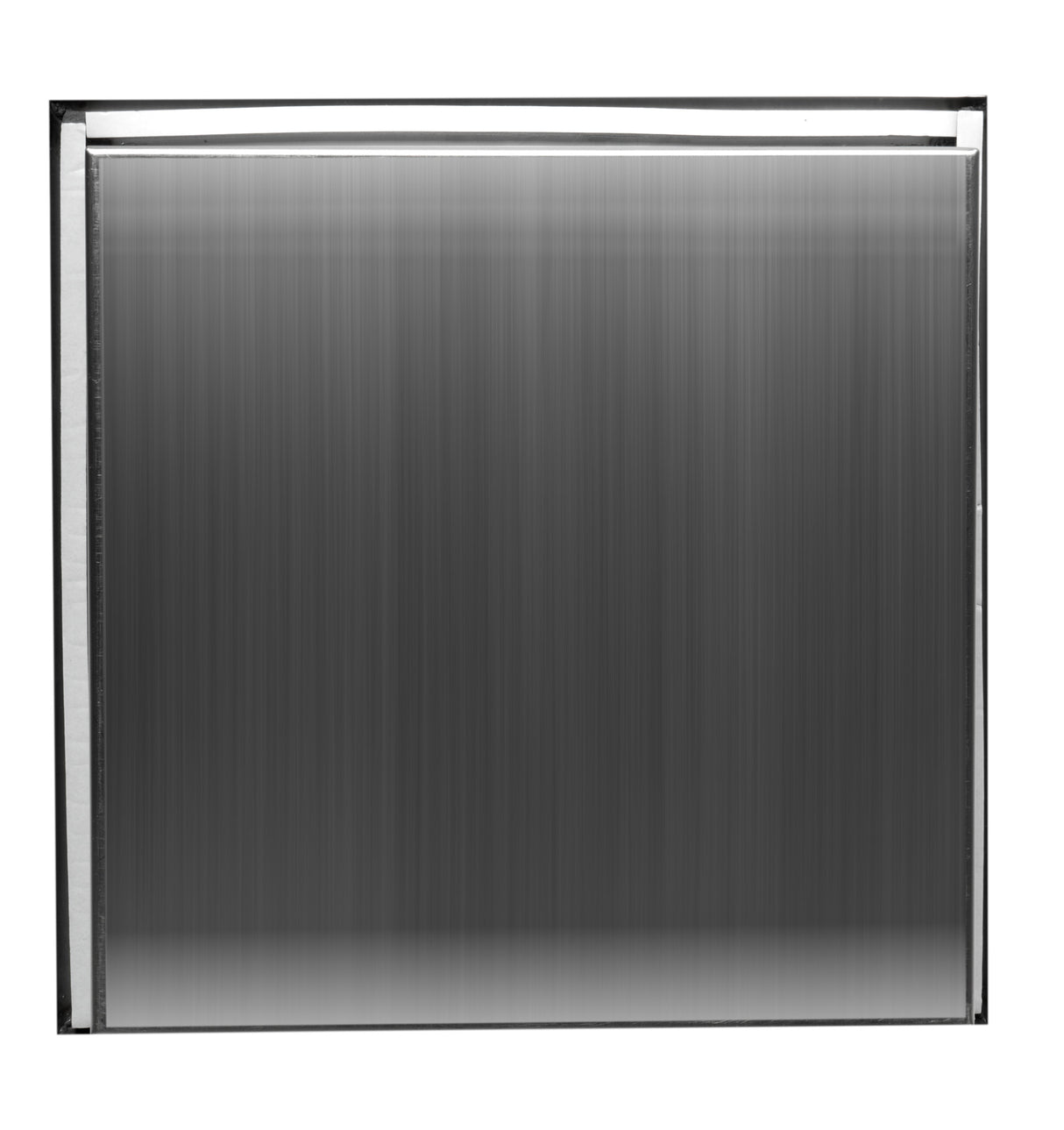 ALFI brand 12 x 12 Brushed Stainless Steel Square Single Shelf Bath Shower Niche