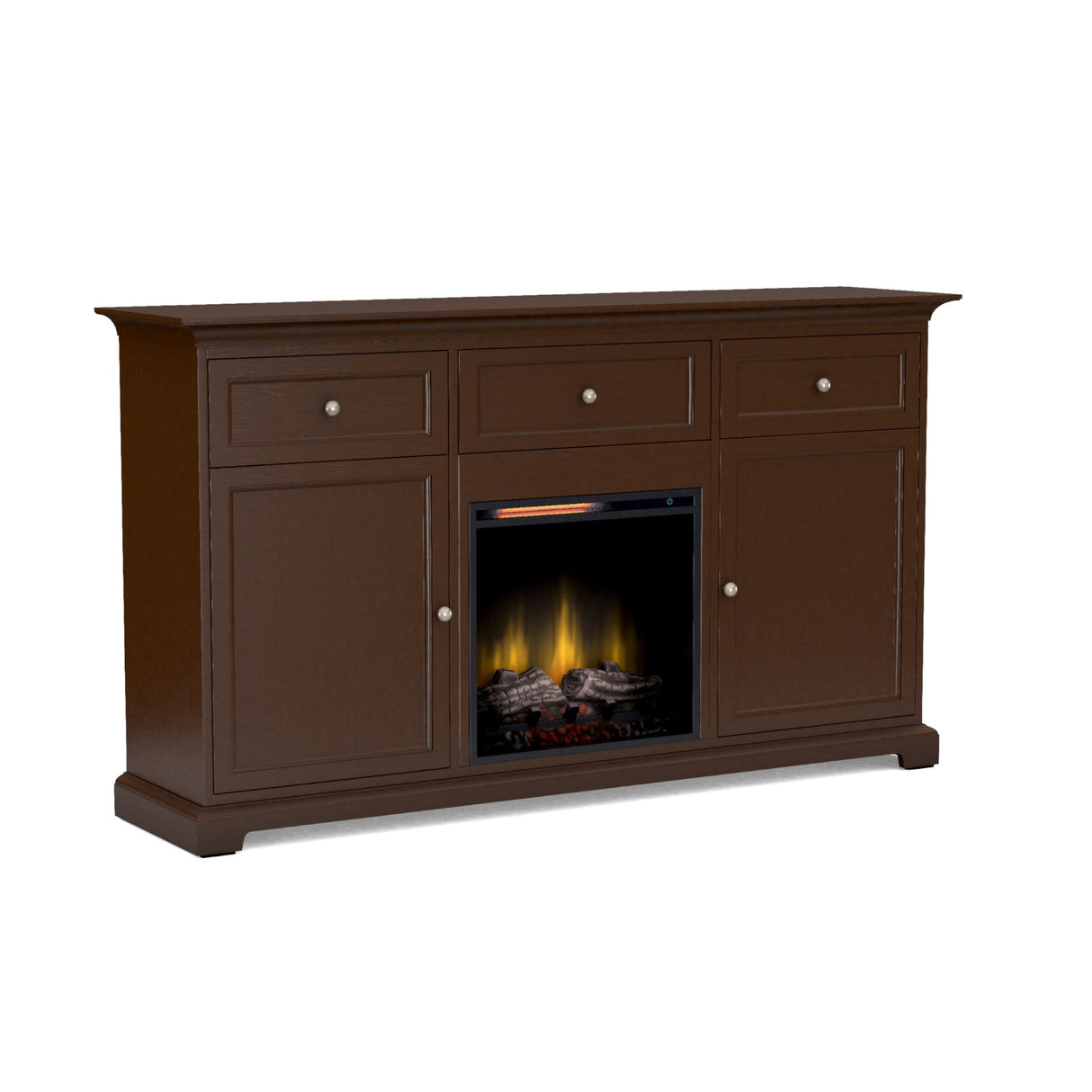 Howard Miller 72" Wide / 41" Extra Tall Fireplace Console FT72B