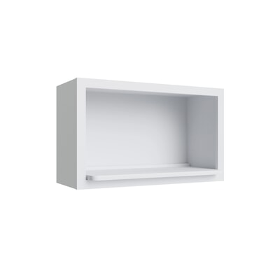 Oslo White Microwave Wall Cabinet 18Hx30Wx12D