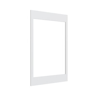 Oslo White Oven Cabinet Overlay Panel - 33" W x 55" H