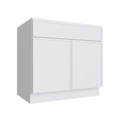Oslo White Sink Base Cabinet - 36" W