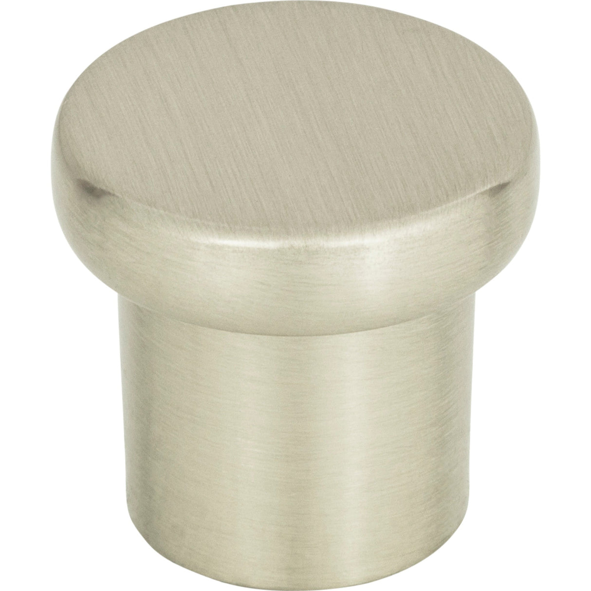 Atlas Homewares Chunky Round Knob Small 1 Inch Brushed Nickel