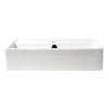 ALFI brand ABC122 White 22" Rectangular Wall Mounted Ceramic Sink with Faucet Hole