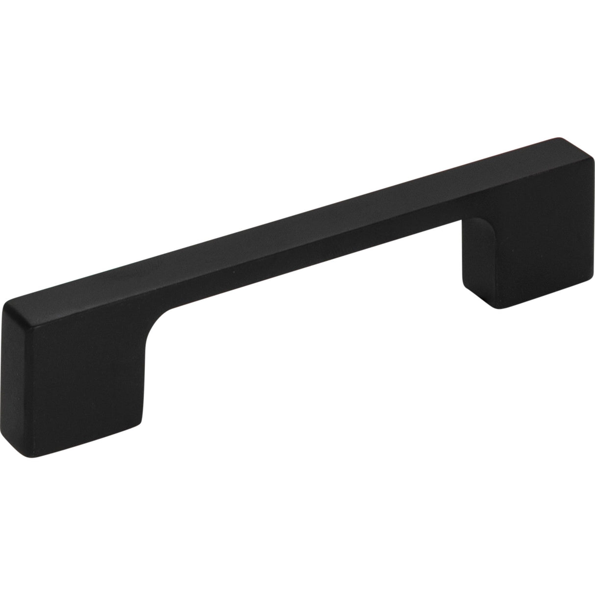 Atlas Homewares Thin Square Pull 3 3/4 Inch (c-c) Matte Black