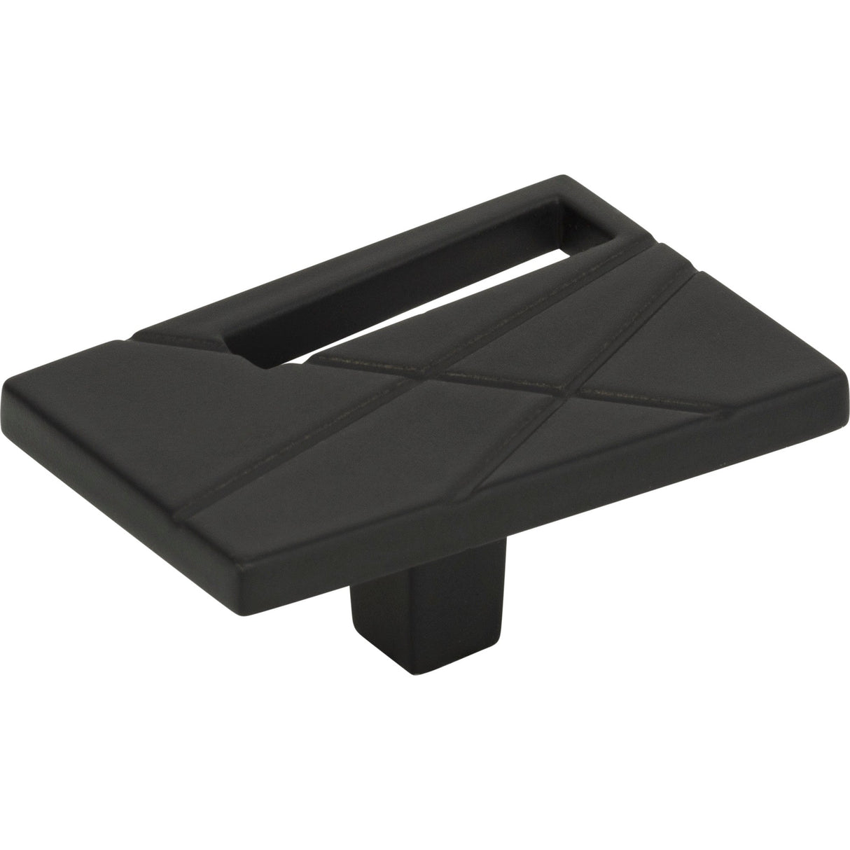 Atlas Homewares Modernist Right Knob 1 3/4 Inch Matte Black