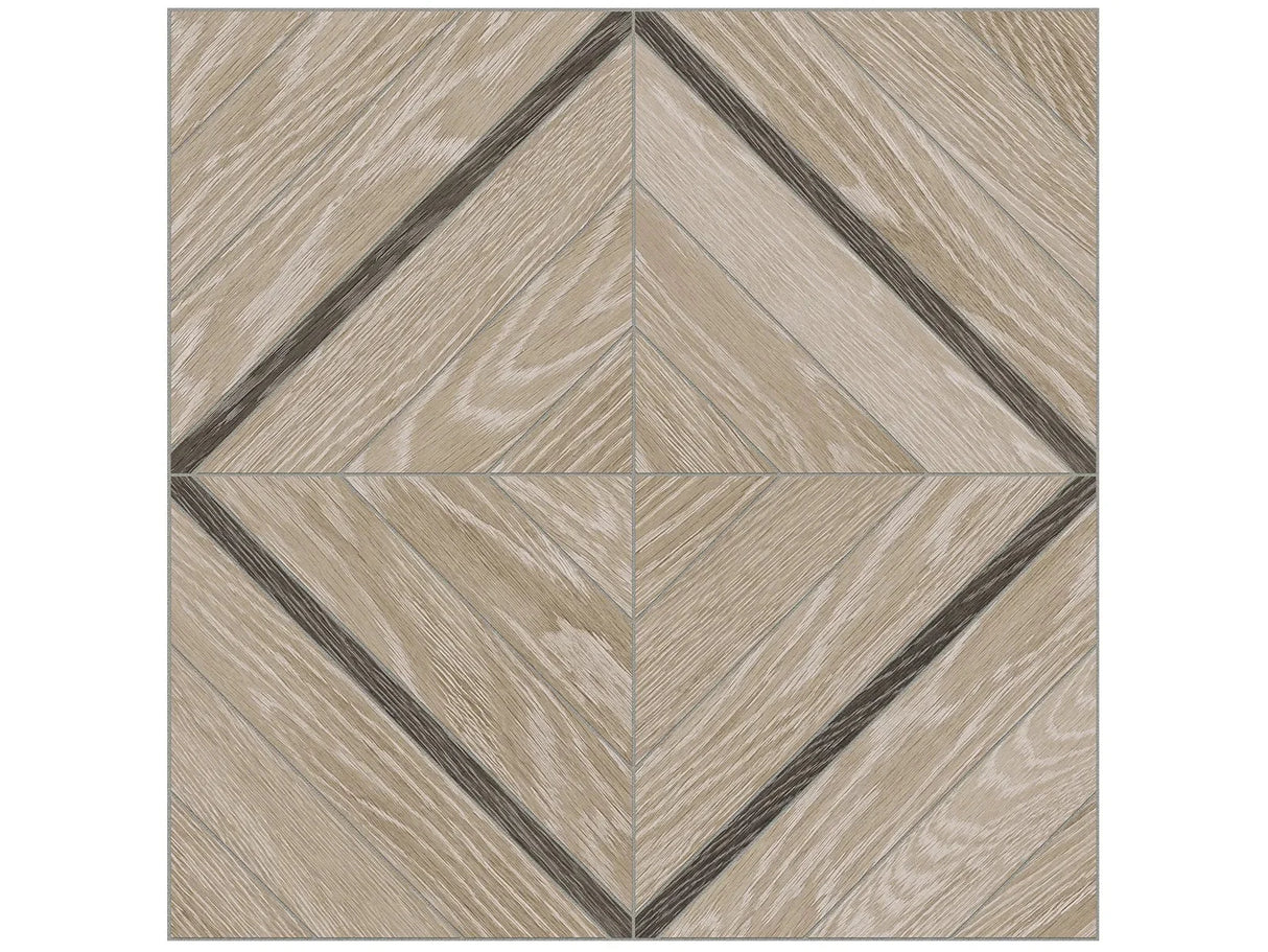 Anatolia Tile 16X16 Aspen Paper Birch Marquetry Matte Porcelain Mosaics. 1 Sheet = 1.69 Sq. Ft. 4501-0019-1 Paper Birch Marquetry - premium natural stone mosaic tile from Anatolia Tile, available at PoshHaus showroom in Keene, NH