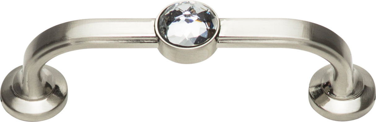 Atlas Homewares Legacy Crystal Bracelet Pull 3 Inch (c-c) Brushed Nickel