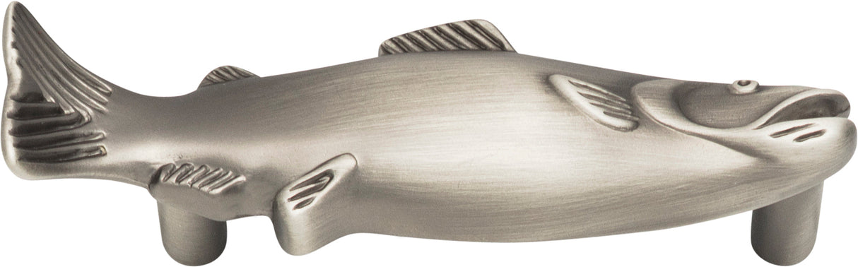 Atlas Homewares Fish Pull 3 Inch (c-c) Pewter