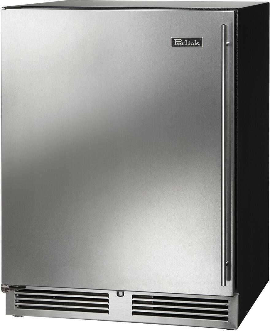 Perlick 24" Built-In Counter Depth Compact Refrigerator with 4.8 cu. Ft in Stainless Steel (HA24RB41L) Beverage Centers Perlick