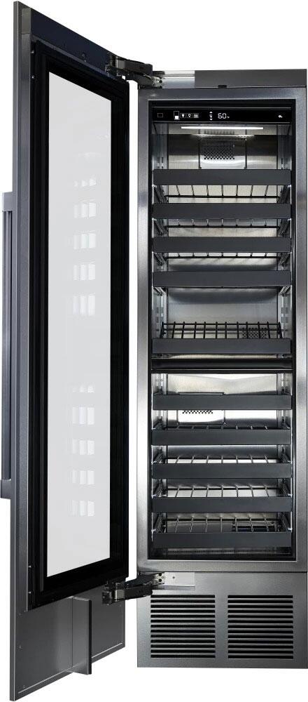 Perlick 24" Built-In Dual Zone Wine Cooler with 94 Bottle Capacity, Left Hinge, Glass Door Star-K Certification in Panel Ready (CR24D-1-4L) Beverage Centers Perlick