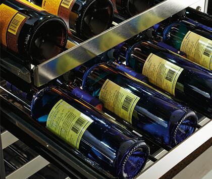 Perlick 24-Inch Built-In Single Zone Wine Cooler with 32 Bottle Capacity, Panel Ready with Glass Door and Stainless Steel Interior (HA24WB-4-4L & HA24WB-4-4R)