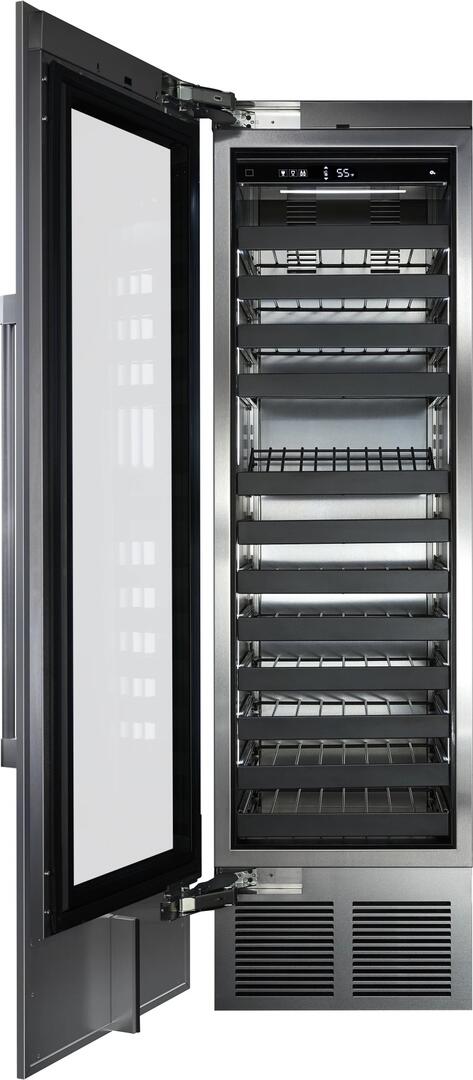 Perlick 24" Built-In Single Zone Wine Cooler with 94 Bottle Capacity, Panel Ready with Glass Door, Star-K Certification, Left Hinge (CR24W14L) Wine Coolers Perlick