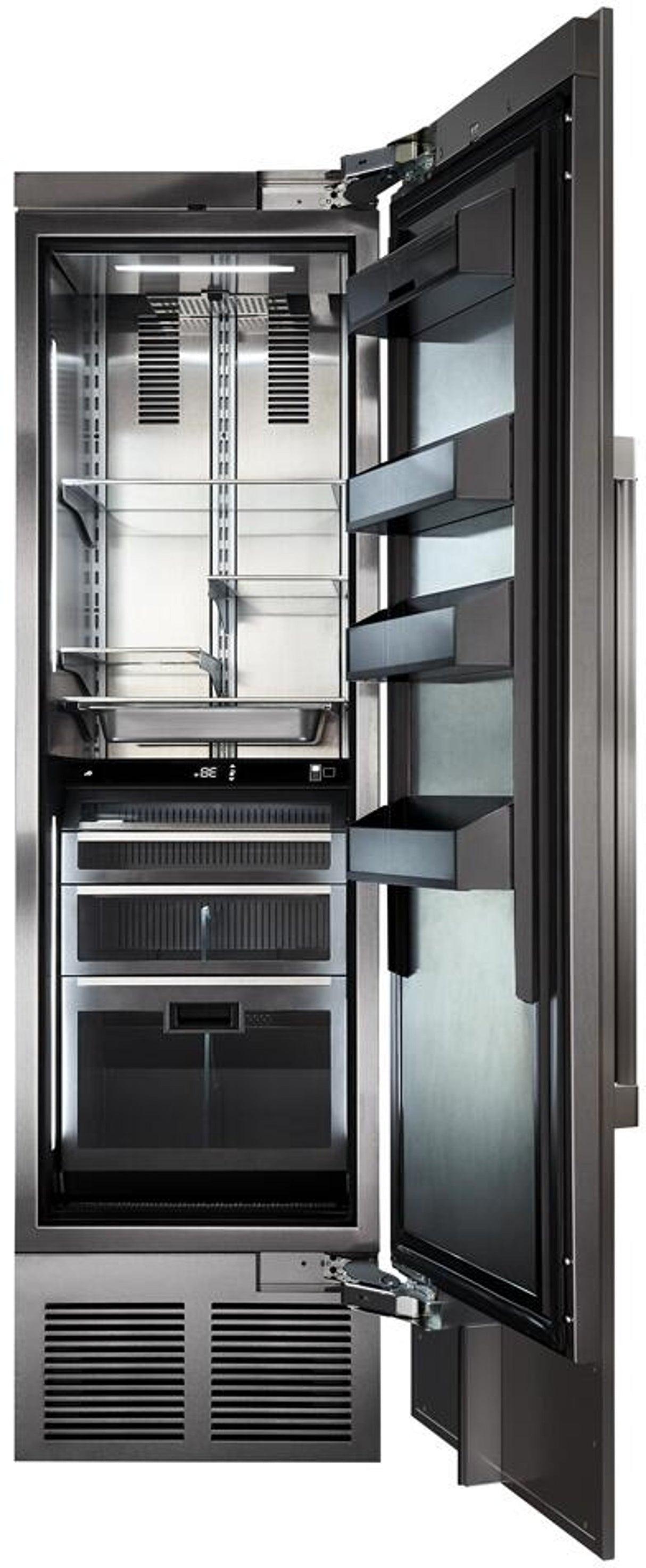 Perlick 24" Built-In Upright Counter Depth Refrigerator with 12.6 cu. ft. Capacity Star-K Certification, Panel Ready (CR24R-1-2L) Refrigerators Perlick Right