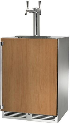 Perlick 24" Signature Series Indoor Beer Dispenser with 5.2 cu. ft. Capacity, Panel Ready (HP24TS-4-2L-2 & HP24TS-4-2R-2) Beer Dispensers Perlick No Right 