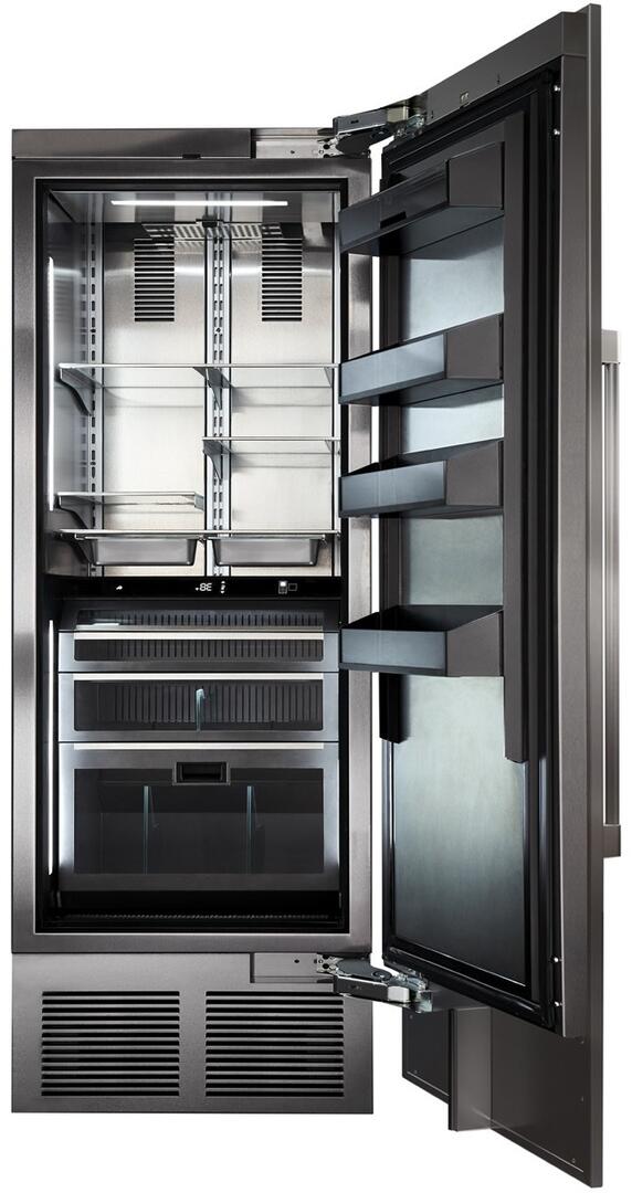 Perlick 30" Counter Depth Column Refrigerator with 16.6 cu. ft. Capacity, 4 Glass Shelves, Panel Ready (CR30R-1-2L) Refrigerators Perlick Right