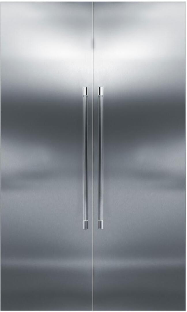 Perlick 48" Side-by-Side Column Refrigerator Set with Door Panel in Stainless Steel, Toe Kick, and Pro Handle Refrigerators Perlick 4"