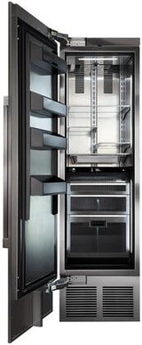 Perlick 48-Inch Side-by-Side Column Refrigerator Set with Door Panel in Stainless Steel, Toe Kick, and Pro Handle