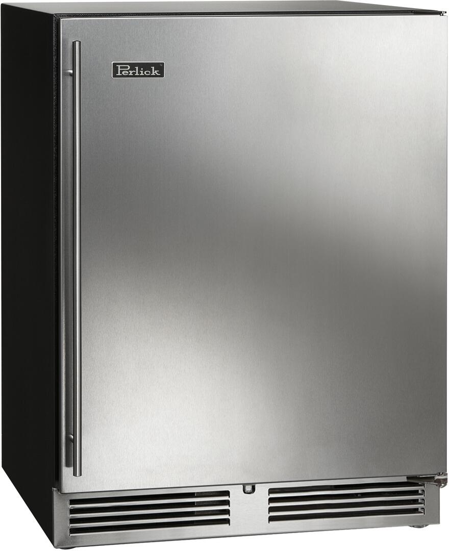 Perlick ADA Compliant Series 24" Built-In Counter Depth Compact Freezer with 4.8 cu. ft. Capacity in Stainless Steel (HA24FB-4-1L & HA24FB-4-1R) Refrigerators Perlick No Right 