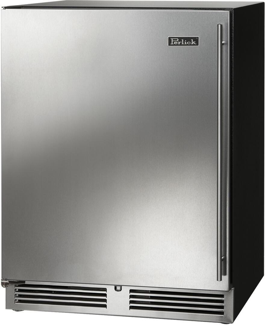 Perlick C Series 24" Built-In Counter Depth Compact Refrigerator with 5.2 cu. ft. Capacity in Stainless Steel (HC24RB-4-1L) Beverage Centers Perlick