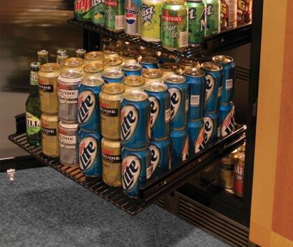 Perlick C Series 24-Inch Built-In Counter Depth Compact Refrigerator with 5.2 cu. ft. Capacity, Panel Ready with Glass Door (HC24RB-4-4L & HC24RB-4-4R)