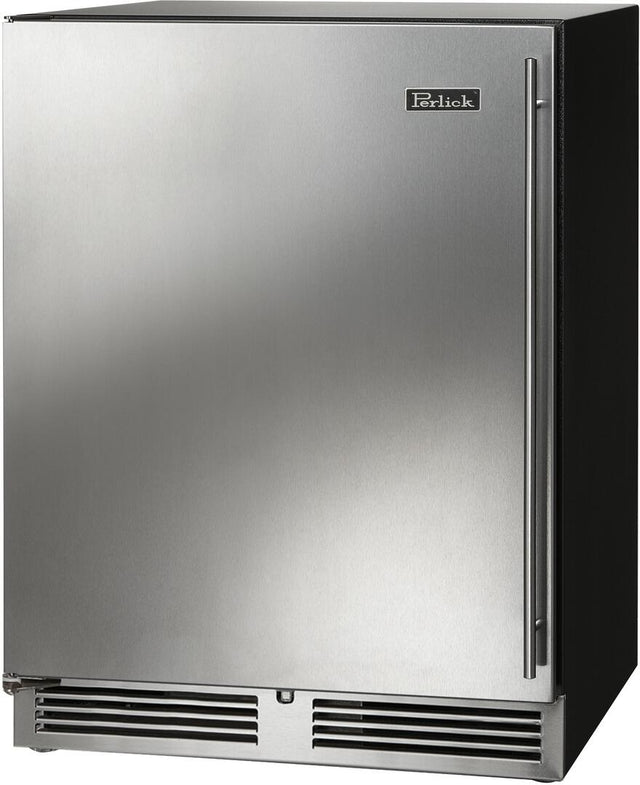 Perlick C Series 24" Built-In Single Zone Wine Cooler with 45 Bottle Capacity in Stainless Steel, Left Hinge (HC24WB-4-1L) Wine Coolers Perlick