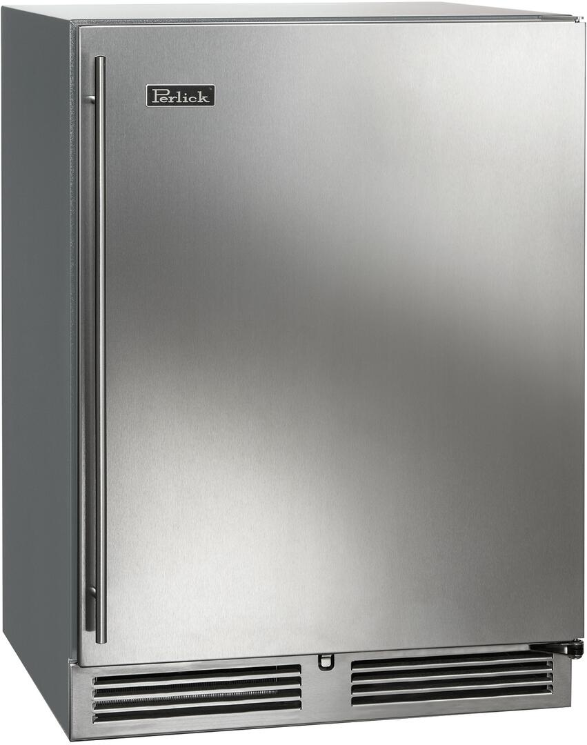 Perlick C Series 24" Outdoor Built-In Counter Depth Compact Refrigerator with 5.2 cu. ft. Capacity in Stainless Steel (HC24RO-4-1L & HC24RO-4-1R) Refrigerators Perlick No Right