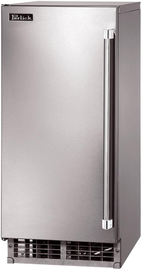 Perlick Series 15" Outdoor Built-In Ice Maker with 55 lbs. in Stainless Steel (H50IMS-L) Beverage Centers Perlick