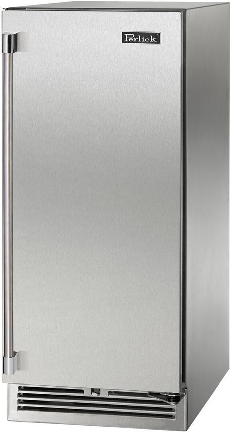 Perlick Signature Series 15" Outdoor 2.8 cu. ft. Capacity Built-In Beverage Center with 2.8 cu. ft. Capacity in Stainless Steel (HP15BO-4-1L & HP15BO-4-1R) Beverage Centers Perlick No Right