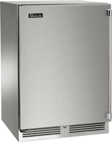 Perlick Signature Series 24" Built-In Counter Depth Compact Freezer with 5.2 cu. ft. Capacity in Stainless Steel (HP24FS-4-1L) Beverage Centers Perlick