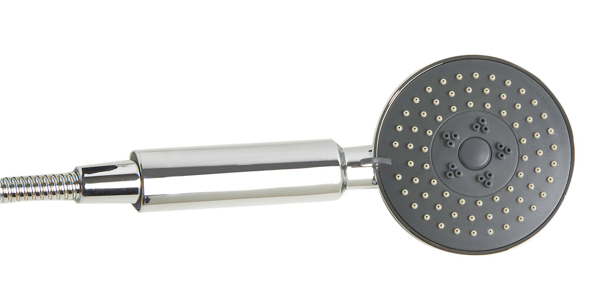 AB2758-PC Polished Chrome Floor Mounted Tub Filler + Mixer /w additional Hand Held Shower Head