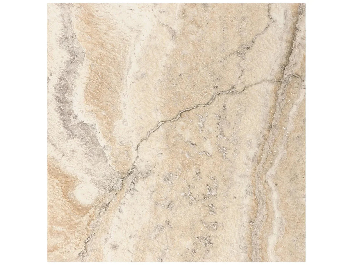 Anatolia Tile 12X12 Travertine Filled & Honed Picasso Stone Tile 73-108  - premium natural stone mosaic tile from Anatolia Tile, available at PoshHaus showroom in Keene, NH
