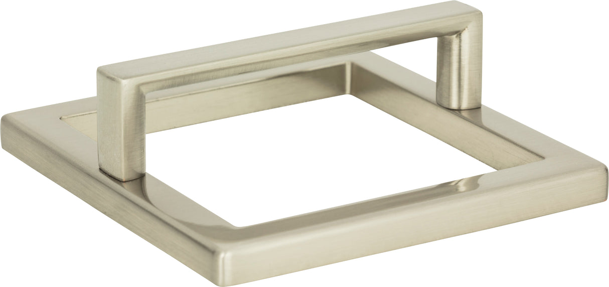 Atlas Homewares Tableau Square Base and Top 3 Inch (c-c) Brushed Nickel