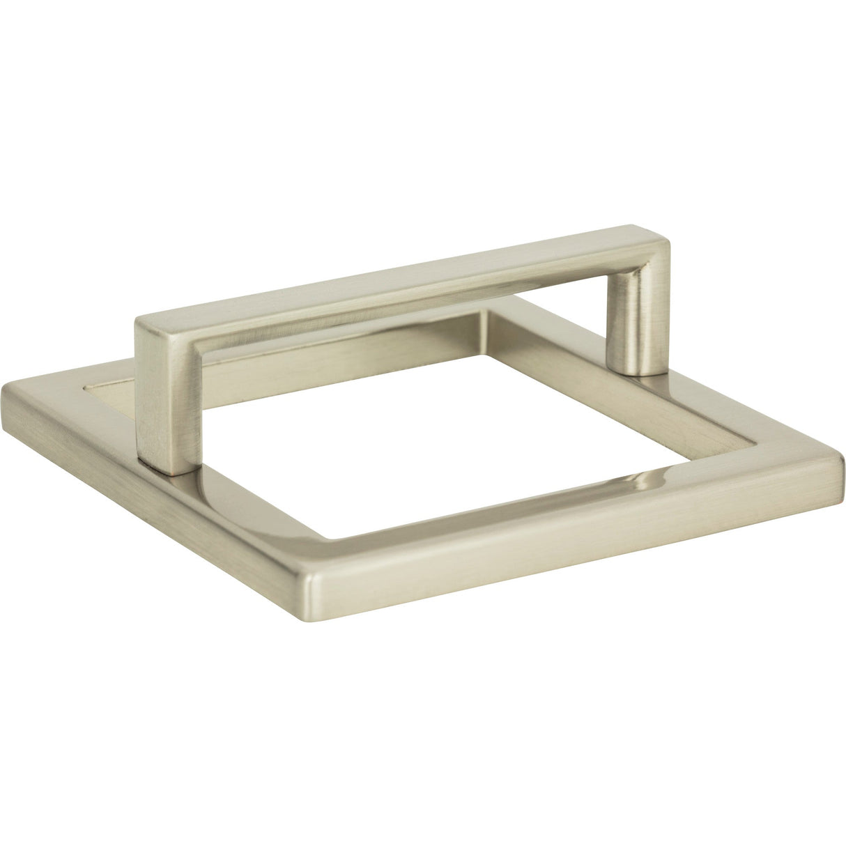 Atlas Homewares Tableau Square Base and Top 3 Inch (c-c) Brushed Nickel