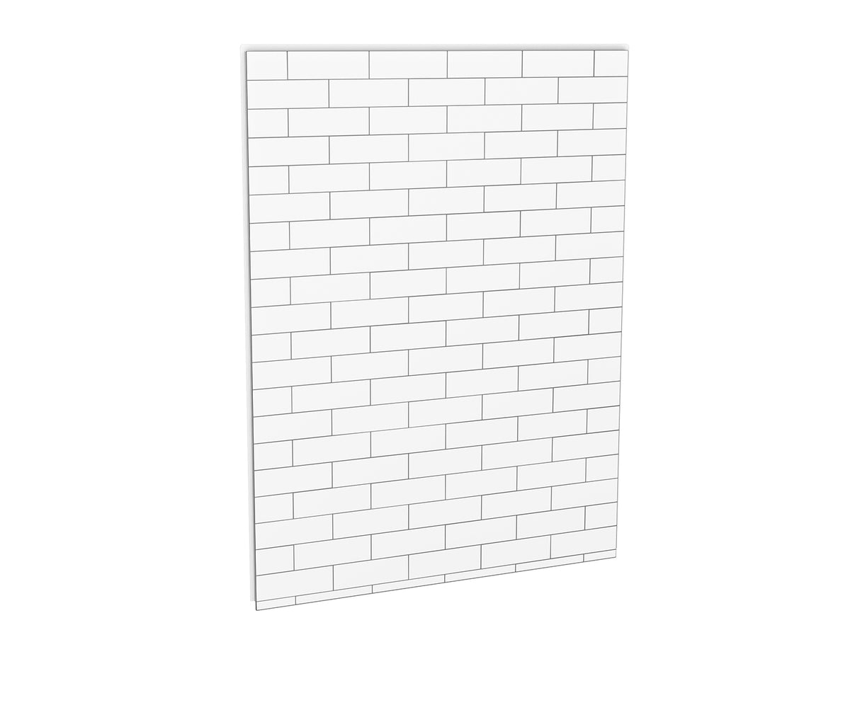 MAAX 103422-301-526 Utile 60 in. Composite Direct-to-Stud Back Wall in Metro Tux