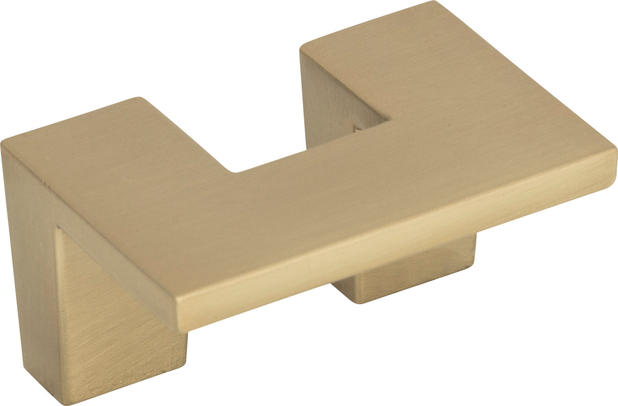 Atlas Homewares U Turn Knob 1 1/4 Inch (c-c) Champagne