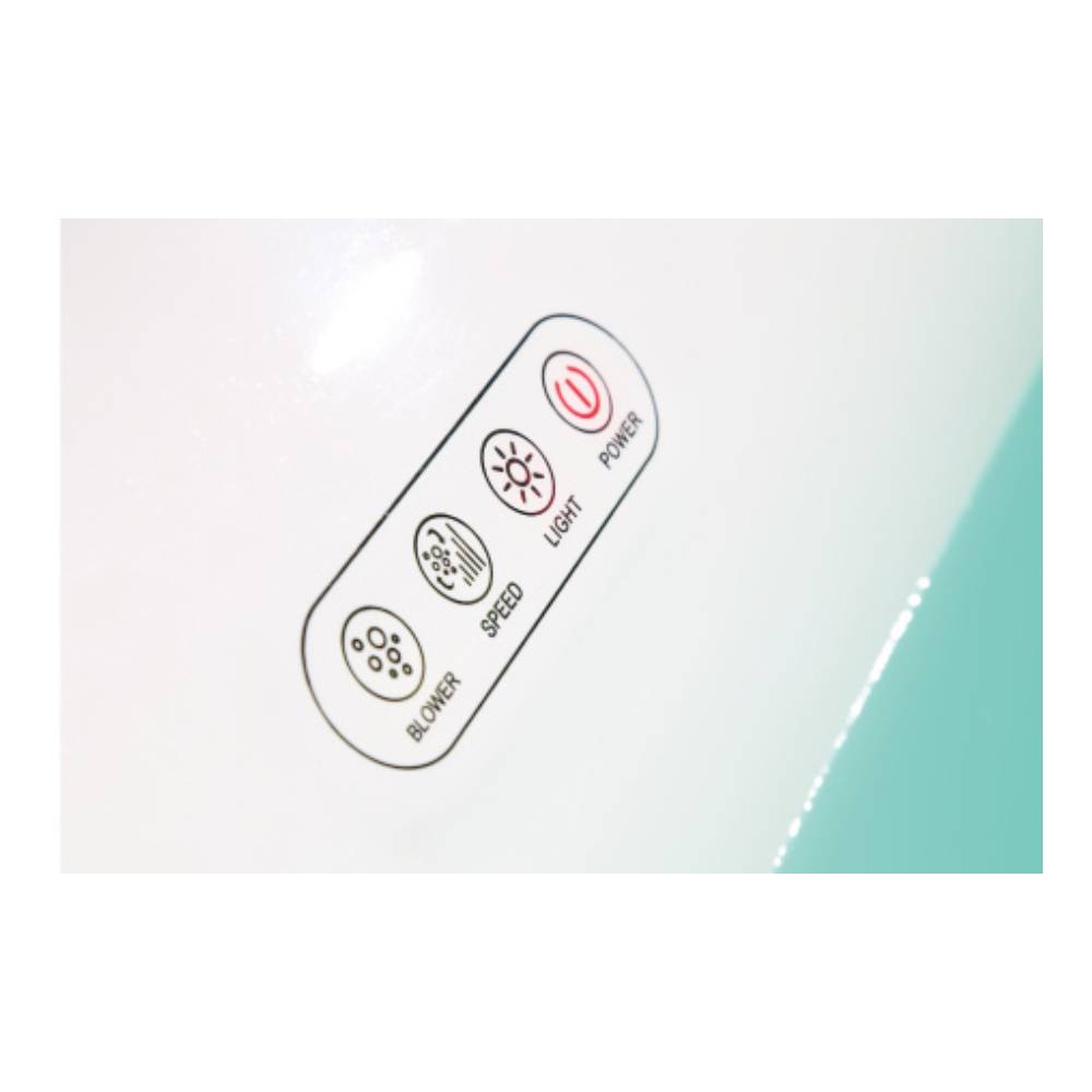 EAGO AM2140 6 Foot White Free Standing Air Bubble Bathtub