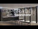 Swanstone MSMK72-3450 34 x 50 x 72 Swanstone Modern Subway Tile Glue up Bathtub and Shower Wall Kit in Charcoal Gray MSMK723450.209