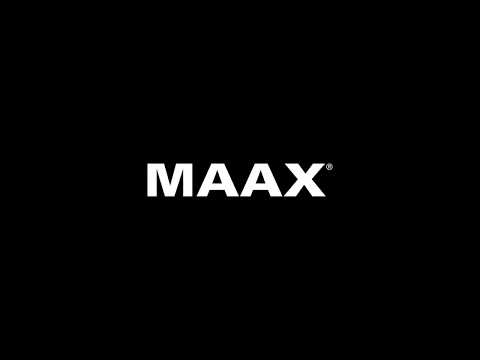 MAAX 138996-900-340-000 Halo 44 ½-47 x 78 ¾ in. 8mm Sliding Shower Door for Alcove Installation with Clear glass in Matte Black