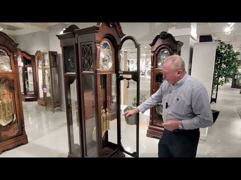 Howard Miller Hourglass Grandfather Clock 615074
