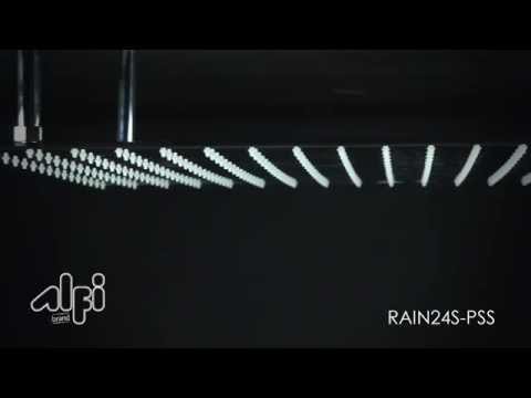 ALFI brand RAIN24S-PSS 24" Square Polished Solid Stainless Steel Ultra Thin Rain Shower Head