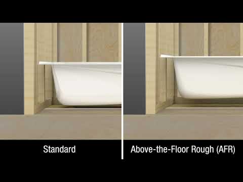 MAAX 105512-000-001-002 Exhibit 6032 IFS AFR Acrylic Alcove Right-Hand Drain Bathtub in White