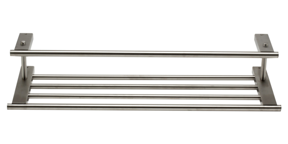 ALFI brand AB9564-BN Brushed Nickel 26 inch Towel Bar & Shelf Bathroom Accessory