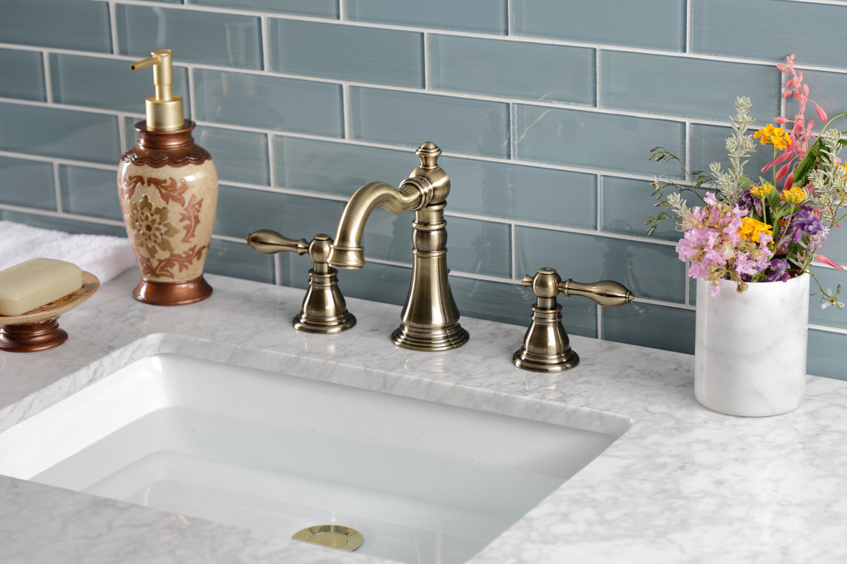 Fauceture FSC19733ACL American Classic Widespread Bathroom Faucet, Antique Brass