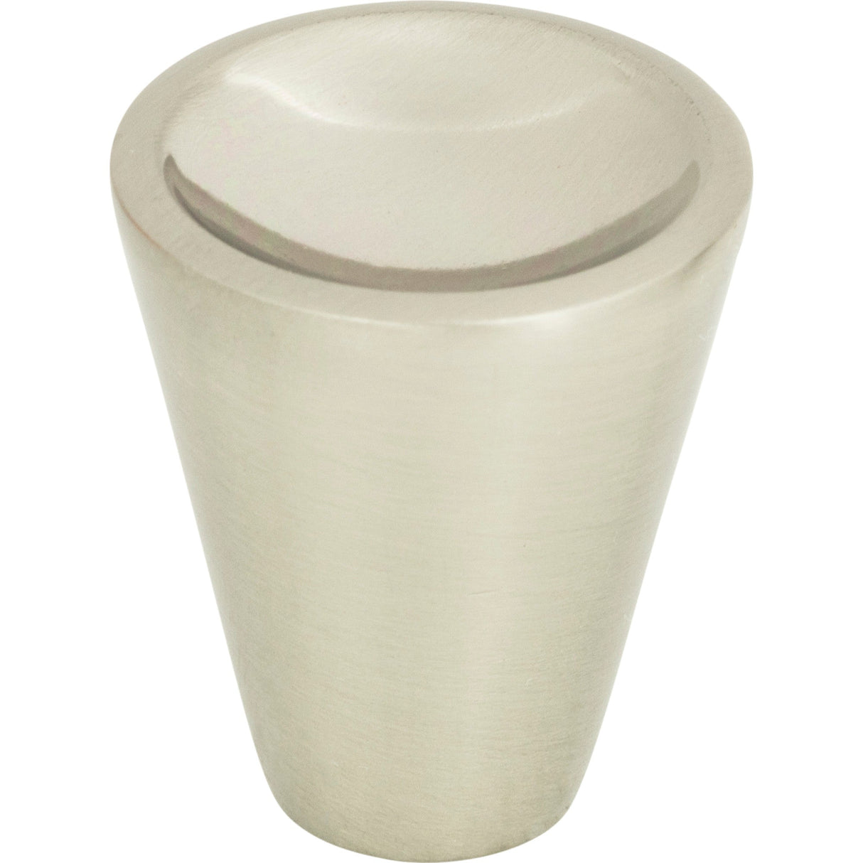 Atlas Homewares Dap Cone Knob 1 Inch Brushed Nickel