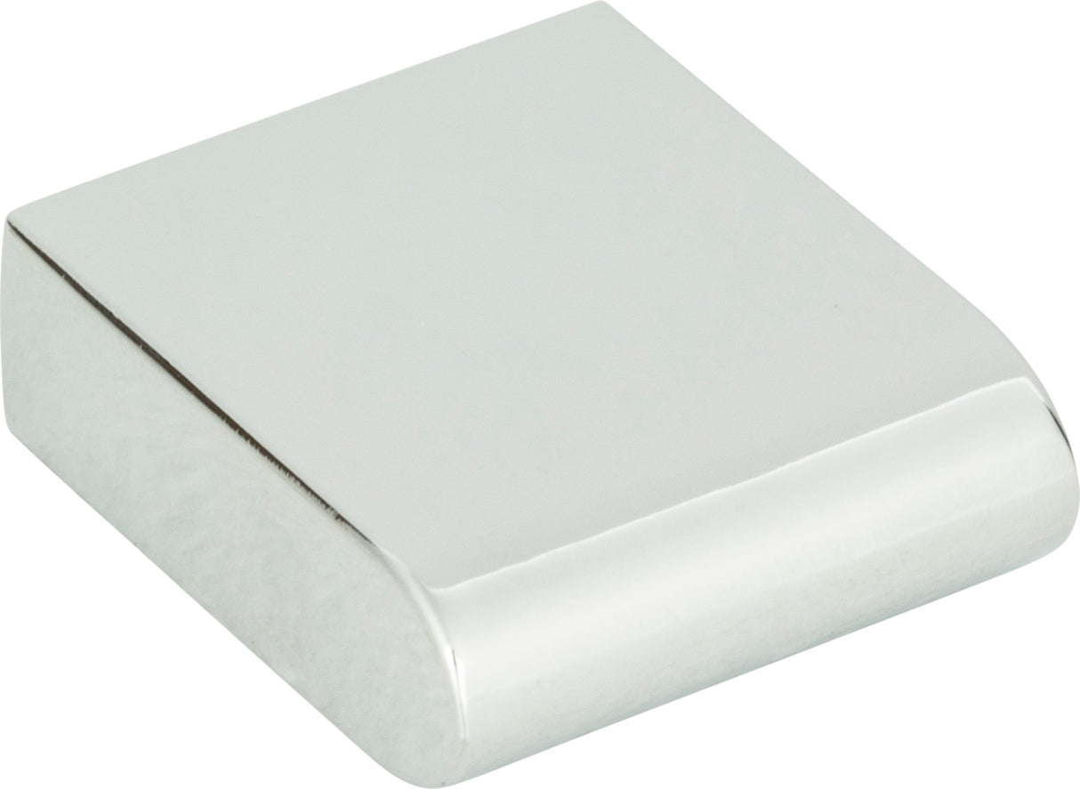 Atlas Homewares Round Rail Knob 1 1/8 Inch Polished Chrome