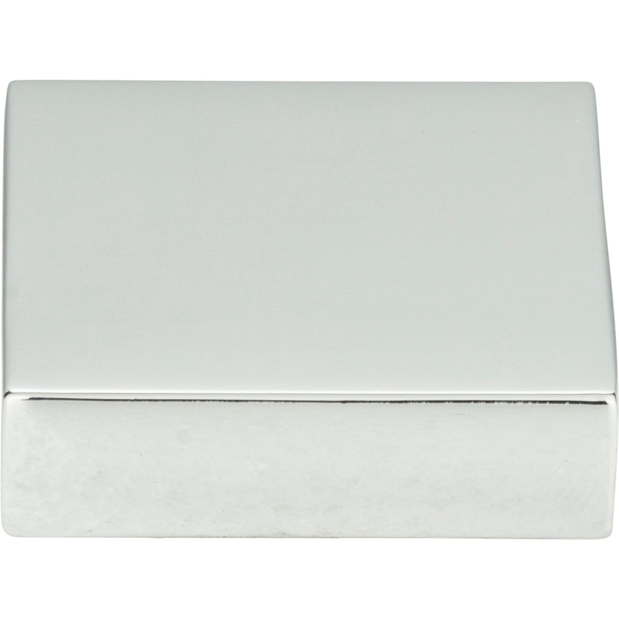 Atlas Homewares Thin Square Knob 1 1/4 Inch Polished Chrome