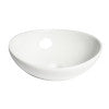 ALFI brand ABC913 White 16" Egg Shape Above Mount Ceramic Sink