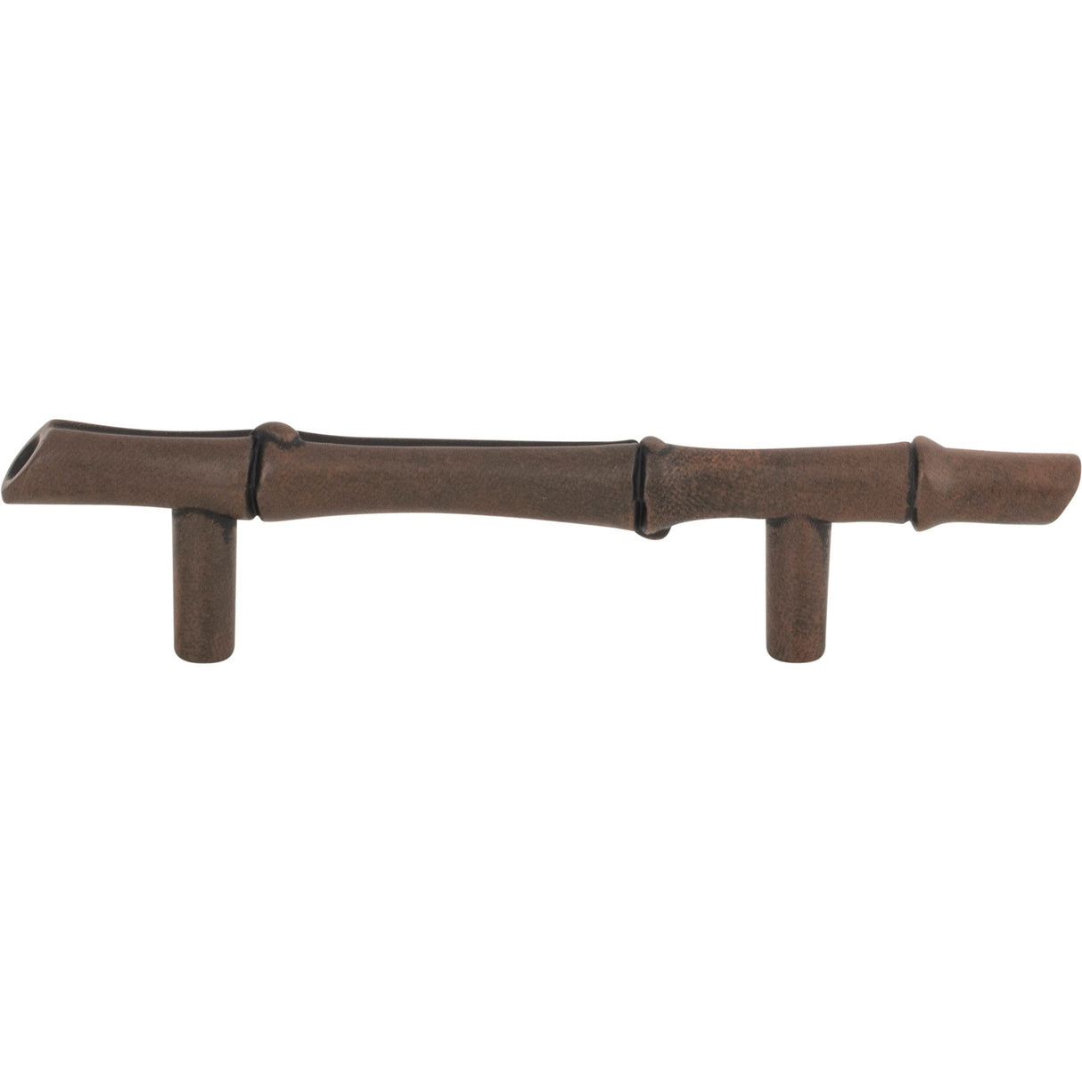 Atlas Homewares Bamboo Pull 3 Inch (c-c) Rust