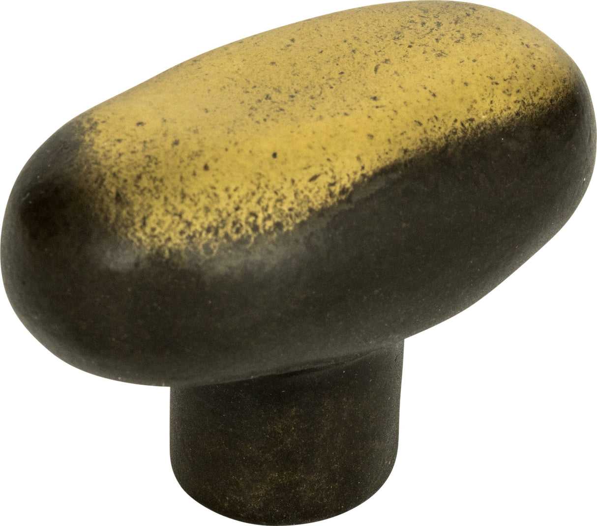 Atlas Homewares Distressed Oval Knob 1 11/16 Inch Antique Bronze