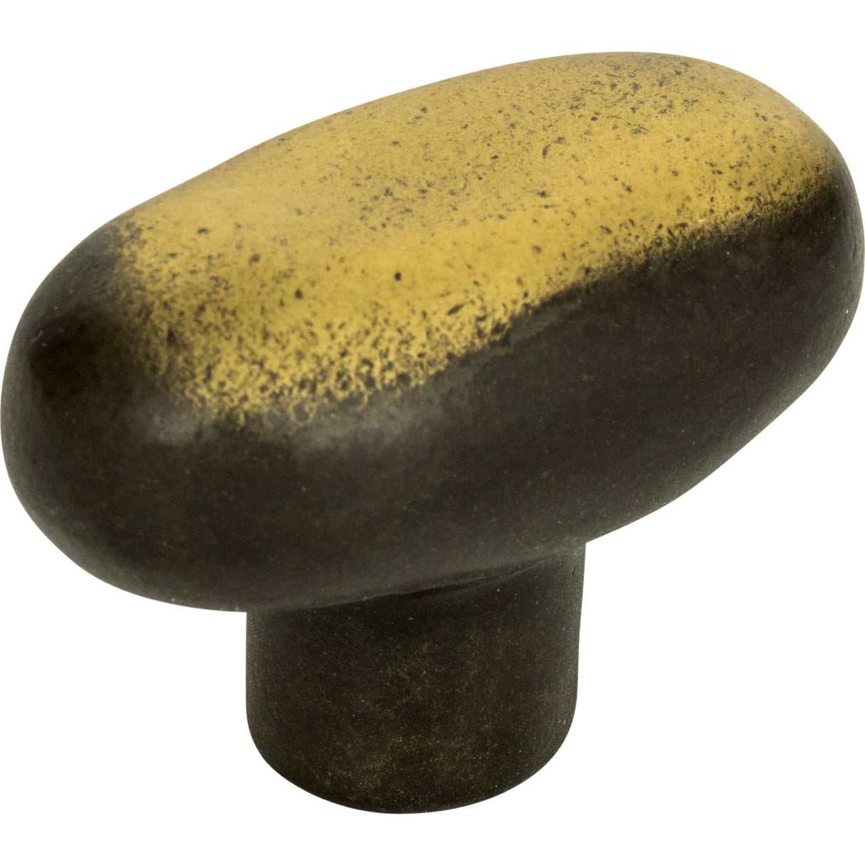 Atlas Homewares Distressed Oval Knob 1 11/16 Inch Antique Bronze